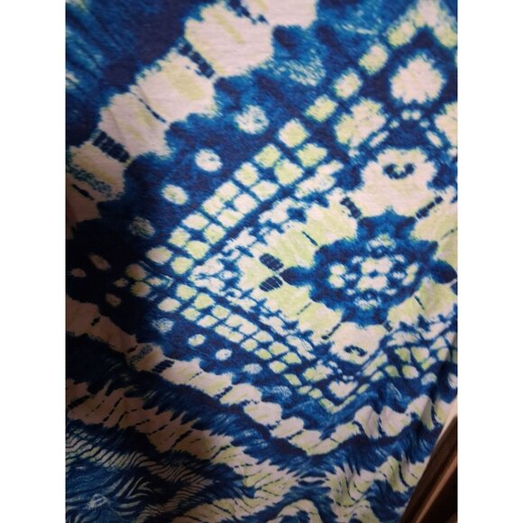 Allison Brittney Maxi Dress Retro Y2K Summer Casual Travel Beach Blue Size Large - Picture 4 of 6